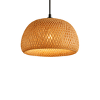 Woven Bamboo Pendant Lamp for Dining Room and Sophisticated Spaces – Saint-Tropez